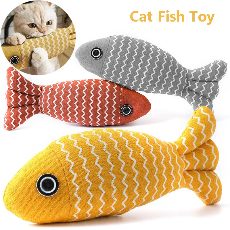 Interactive Fish Cat Toy
