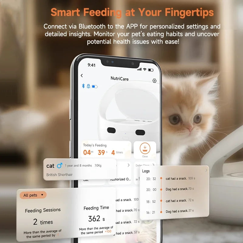 Smart Automatic Cat Feeder with WiFi & Sensor Recognition