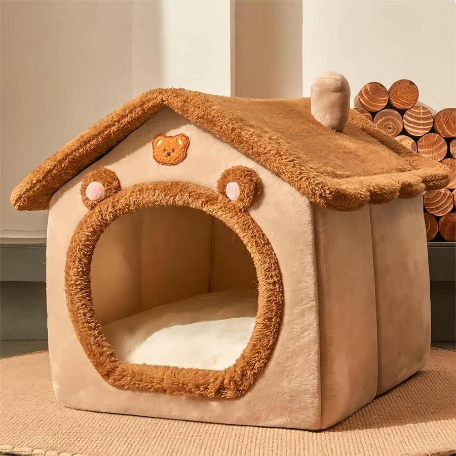 Foldable Removable Pet House Bed for Small Pets