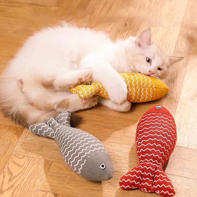 Interactive Fish Cat Toy