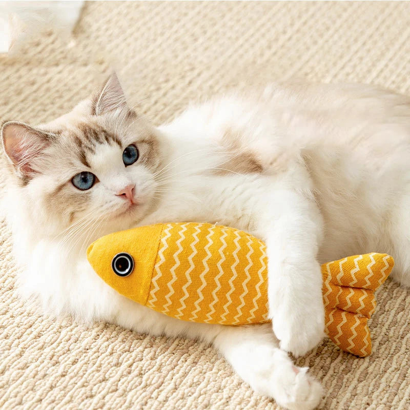 Interactive Fish Cat Toy